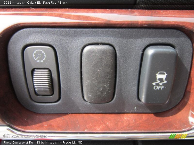 Rave Red / Black 2012 Mitsubishi Galant ES