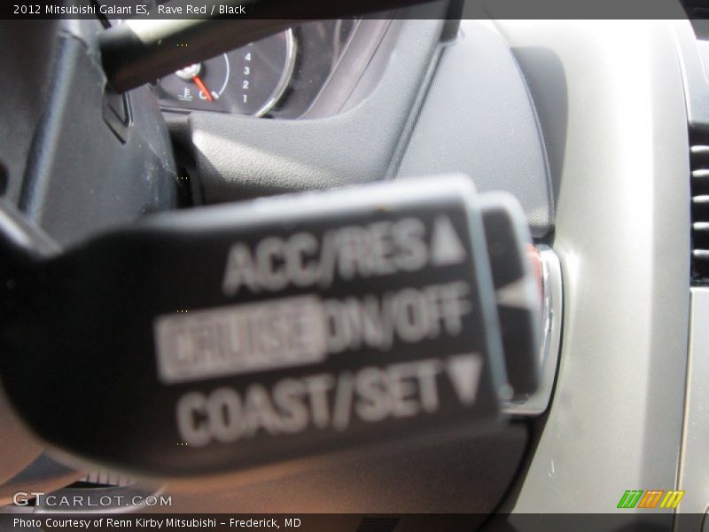 Rave Red / Black 2012 Mitsubishi Galant ES