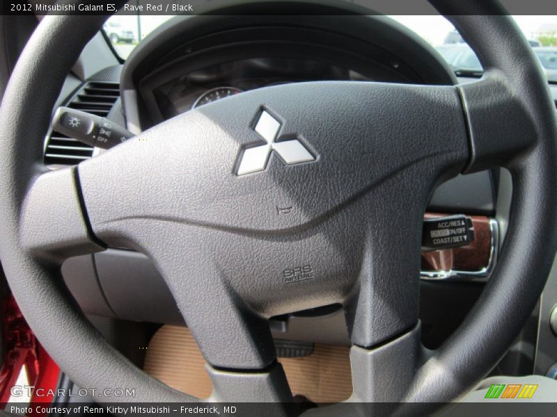 Rave Red / Black 2012 Mitsubishi Galant ES