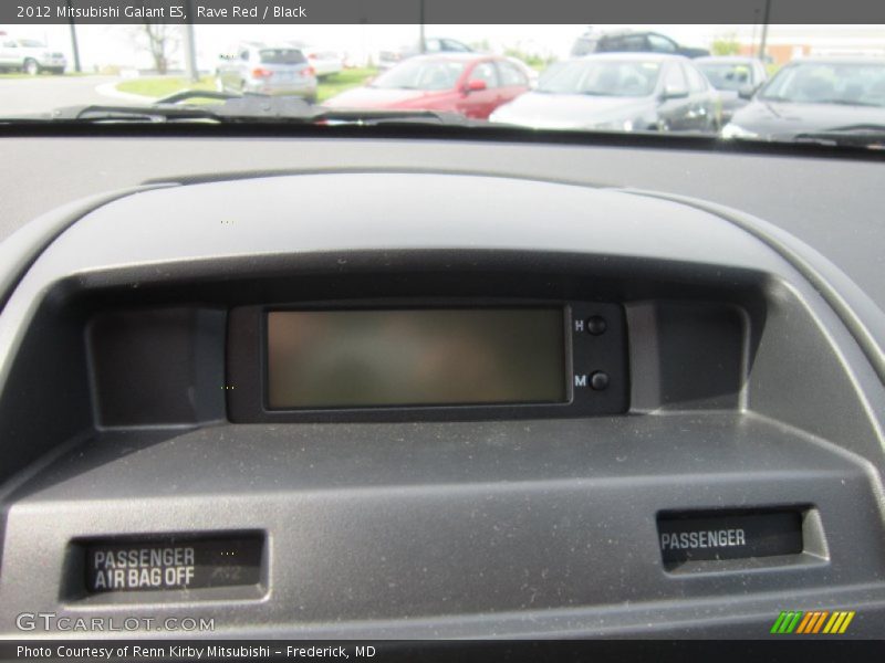 Rave Red / Black 2012 Mitsubishi Galant ES
