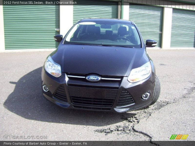Black / Charcoal Black 2012 Ford Focus SEL Sedan