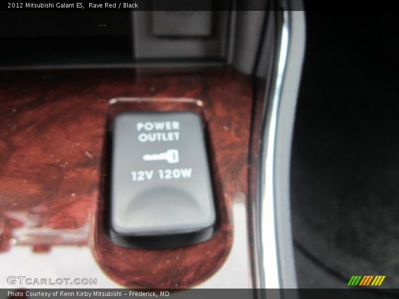Rave Red / Black 2012 Mitsubishi Galant ES