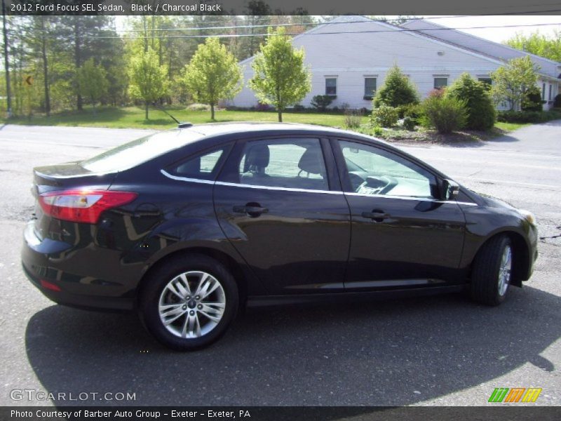 Black / Charcoal Black 2012 Ford Focus SEL Sedan