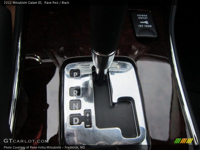 Rave Red / Black 2012 Mitsubishi Galant ES
