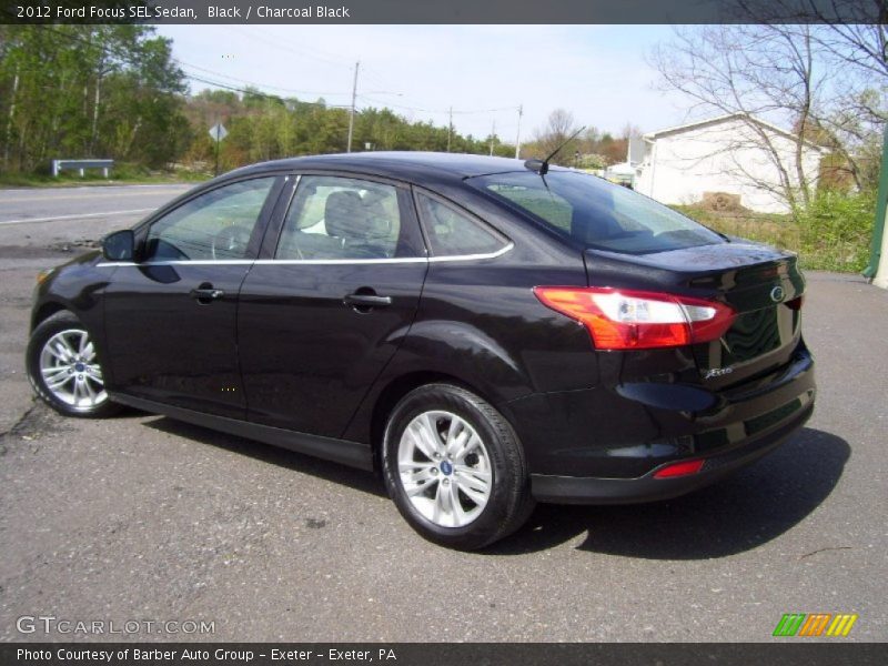 Black / Charcoal Black 2012 Ford Focus SEL Sedan