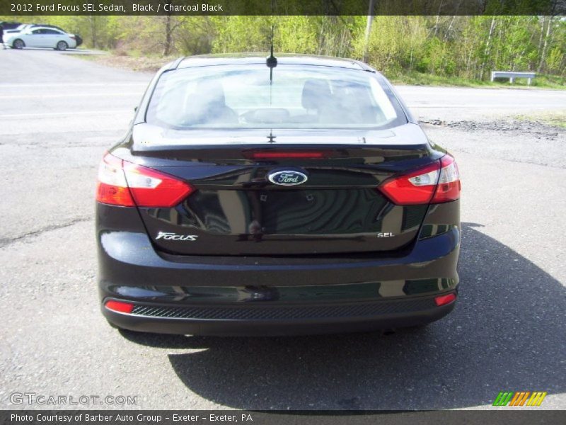Black / Charcoal Black 2012 Ford Focus SEL Sedan