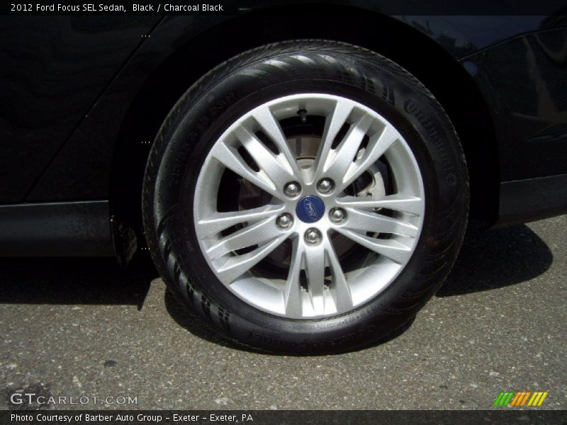 Black / Charcoal Black 2012 Ford Focus SEL Sedan
