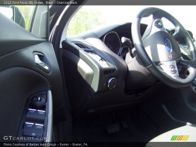 Black / Charcoal Black 2012 Ford Focus SEL Sedan