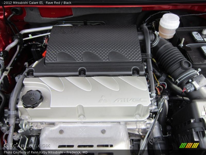Rave Red / Black 2012 Mitsubishi Galant ES