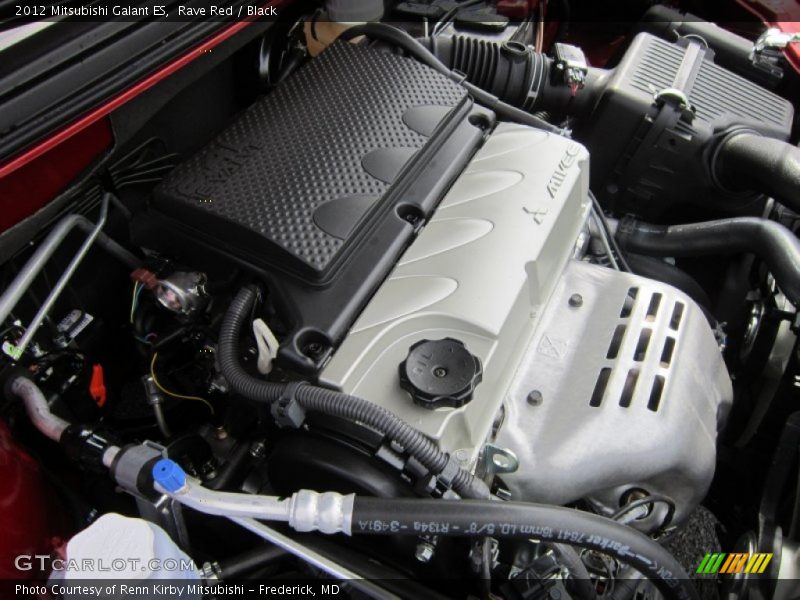 Rave Red / Black 2012 Mitsubishi Galant ES