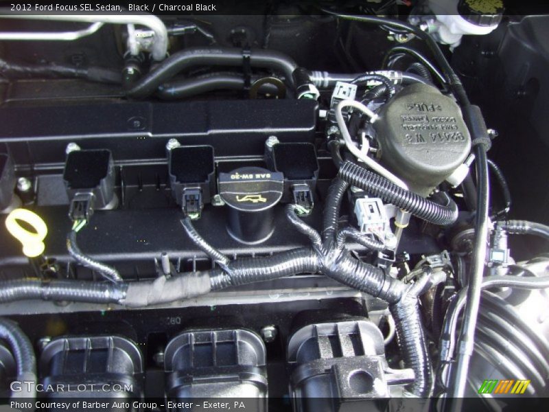 Black / Charcoal Black 2012 Ford Focus SEL Sedan