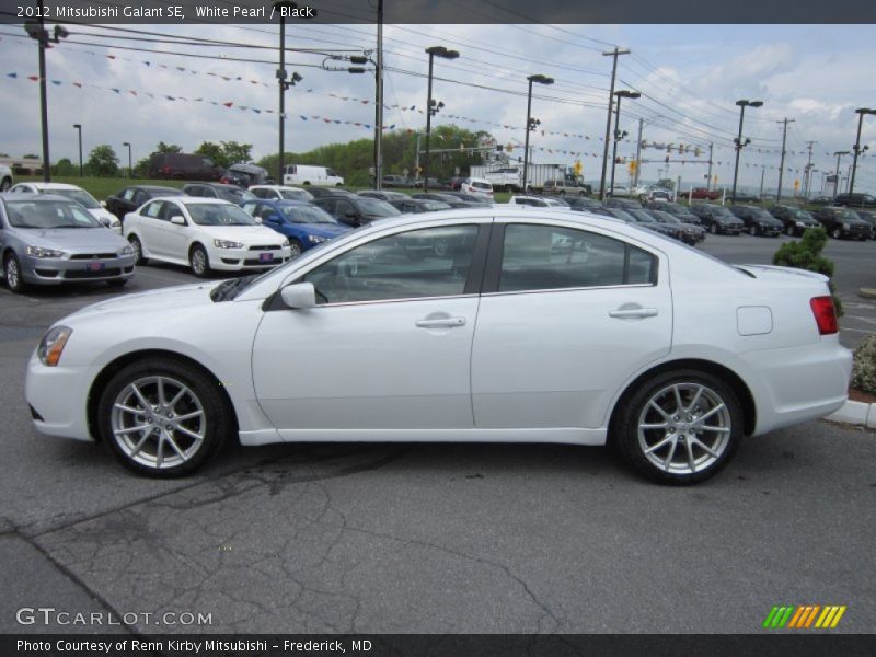 White Pearl / Black 2012 Mitsubishi Galant SE