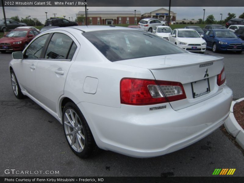 White Pearl / Black 2012 Mitsubishi Galant SE