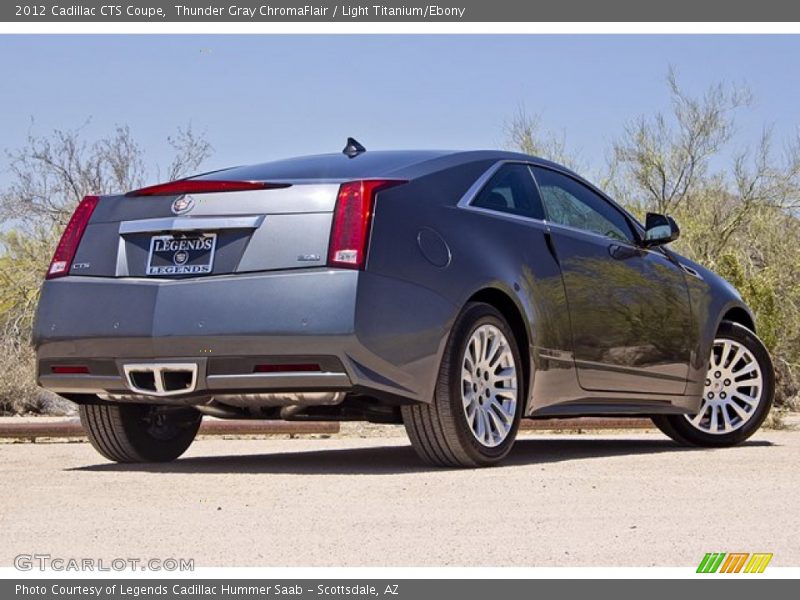 Thunder Gray ChromaFlair / Light Titanium/Ebony 2012 Cadillac CTS Coupe