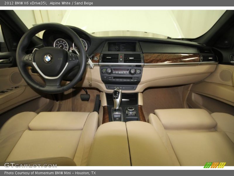 Alpine White / Sand Beige 2012 BMW X6 xDrive35i