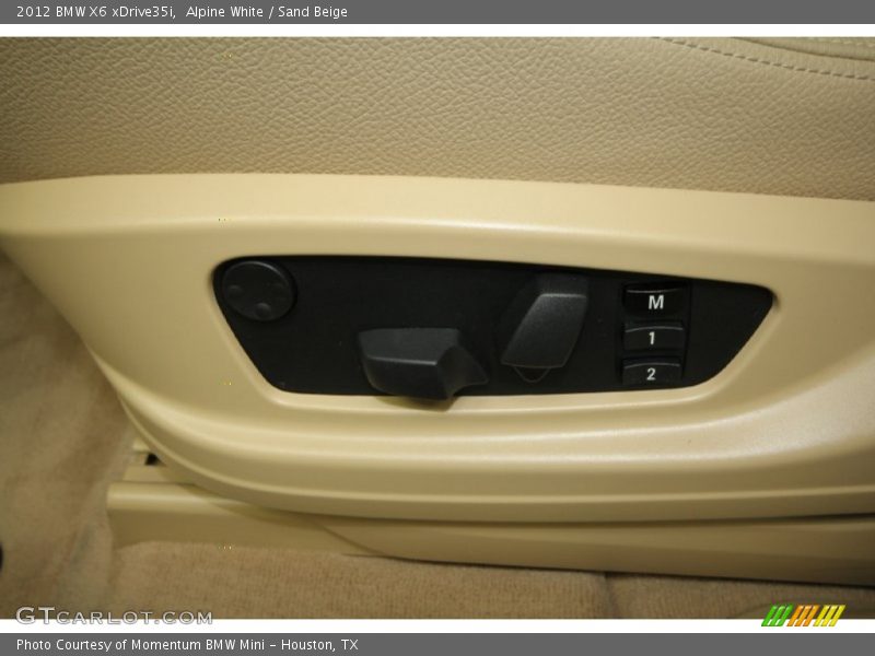 Alpine White / Sand Beige 2012 BMW X6 xDrive35i