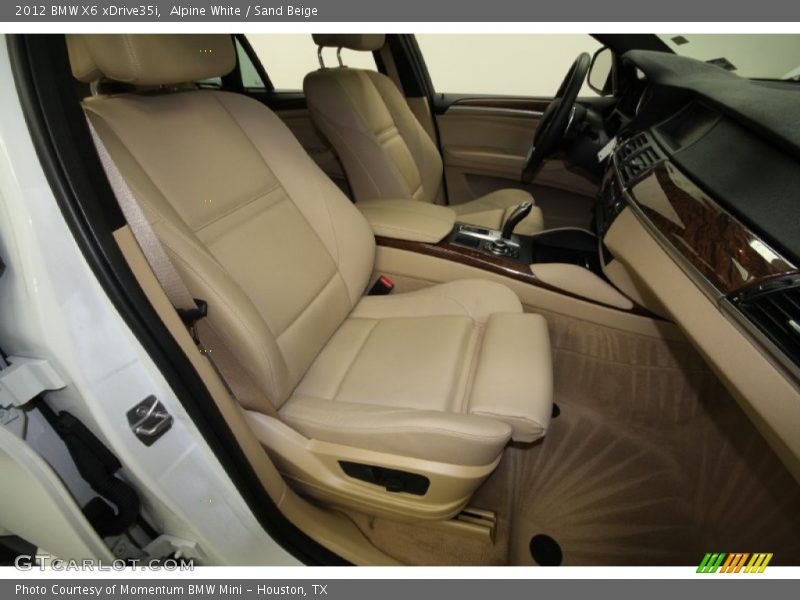 Alpine White / Sand Beige 2012 BMW X6 xDrive35i