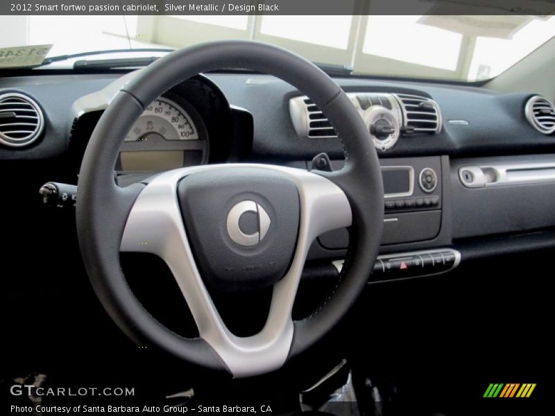 Dashboard of 2012 fortwo passion cabriolet