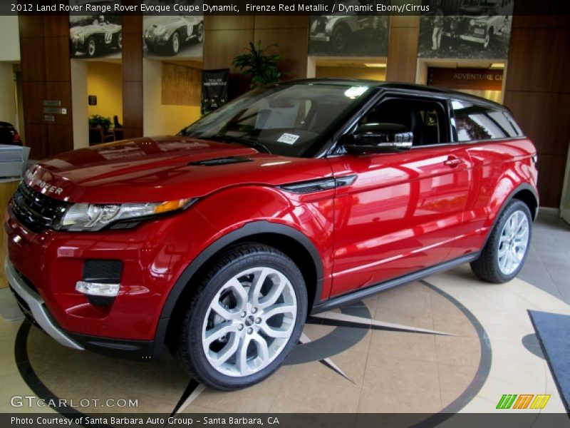 Front 3/4 View of 2012 Range Rover Evoque Coupe Dynamic