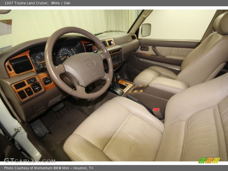 White / Oak 1997 Toyota Land Cruiser