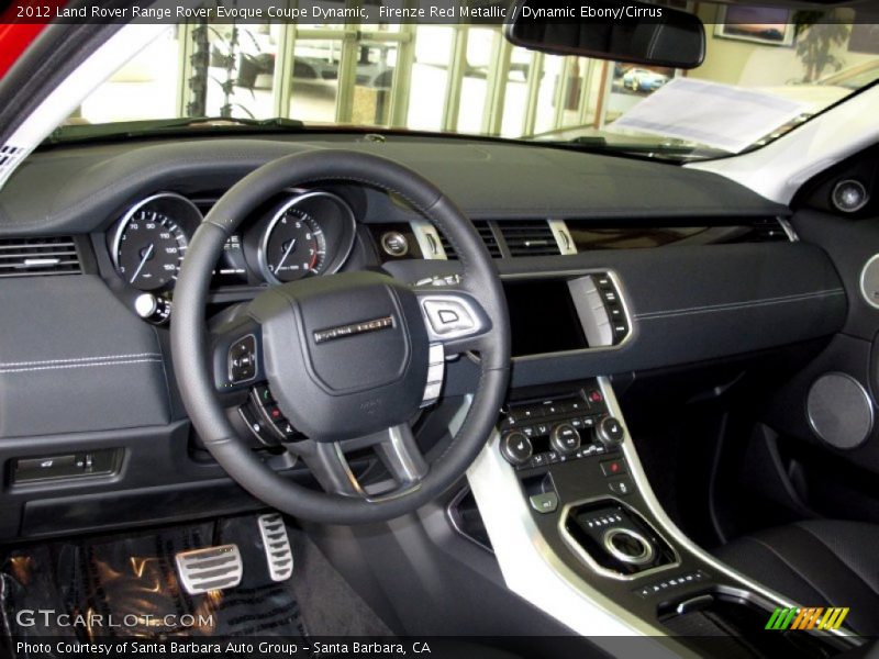 Dashboard of 2012 Range Rover Evoque Coupe Dynamic