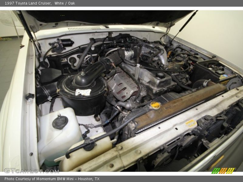 White / Oak 1997 Toyota Land Cruiser