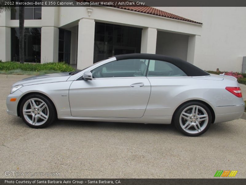 Iridium Silver Metallic / Ash/Dark Grey 2012 Mercedes-Benz E 350 Cabriolet