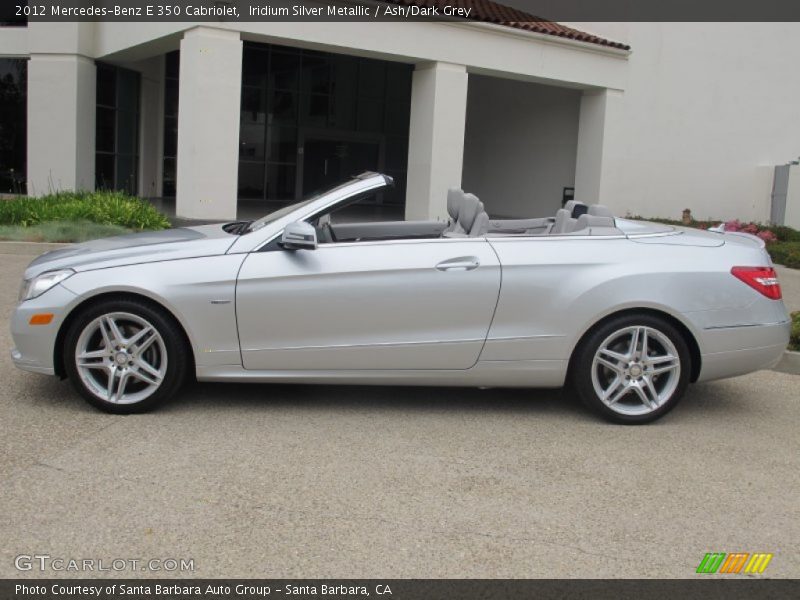 Iridium Silver Metallic / Ash/Dark Grey 2012 Mercedes-Benz E 350 Cabriolet