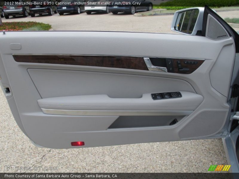 Iridium Silver Metallic / Ash/Dark Grey 2012 Mercedes-Benz E 350 Cabriolet