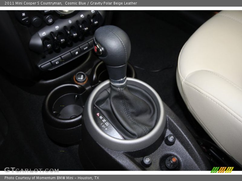 Cosmic Blue / Gravity Polar Beige Leather 2011 Mini Cooper S Countryman