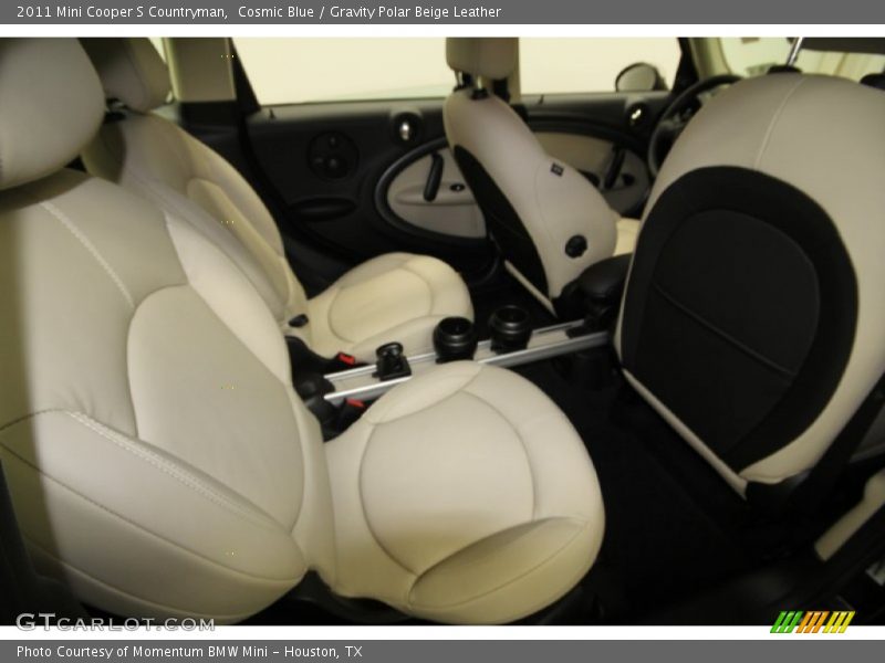 Cosmic Blue / Gravity Polar Beige Leather 2011 Mini Cooper S Countryman