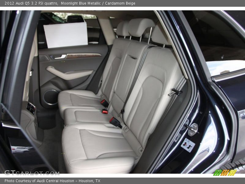 Moonlight Blue Metallic / Cardamom Beige 2012 Audi Q5 3.2 FSI quattro