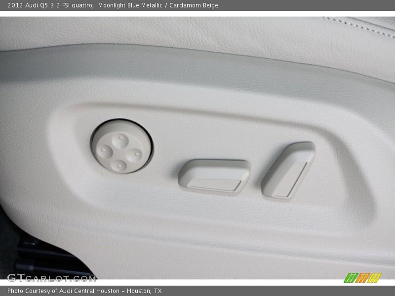 Moonlight Blue Metallic / Cardamom Beige 2012 Audi Q5 3.2 FSI quattro
