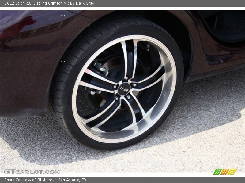 Sizzling Crimson Mica / Dark Gray 2012 Scion xB
