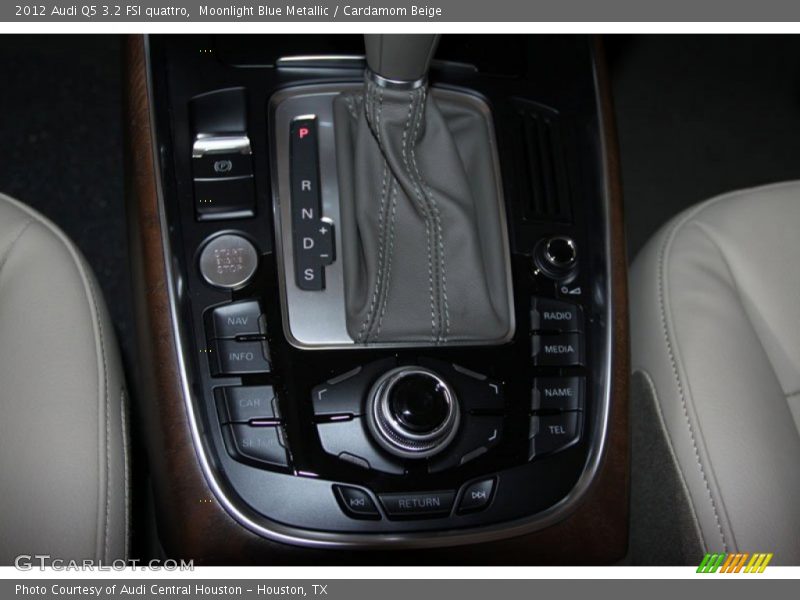 Moonlight Blue Metallic / Cardamom Beige 2012 Audi Q5 3.2 FSI quattro