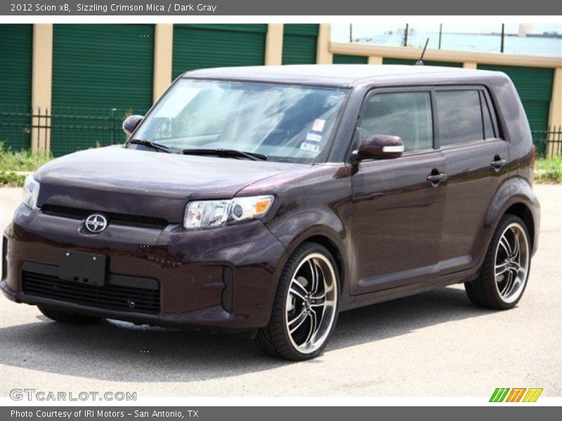 Sizzling Crimson Mica / Dark Gray 2012 Scion xB