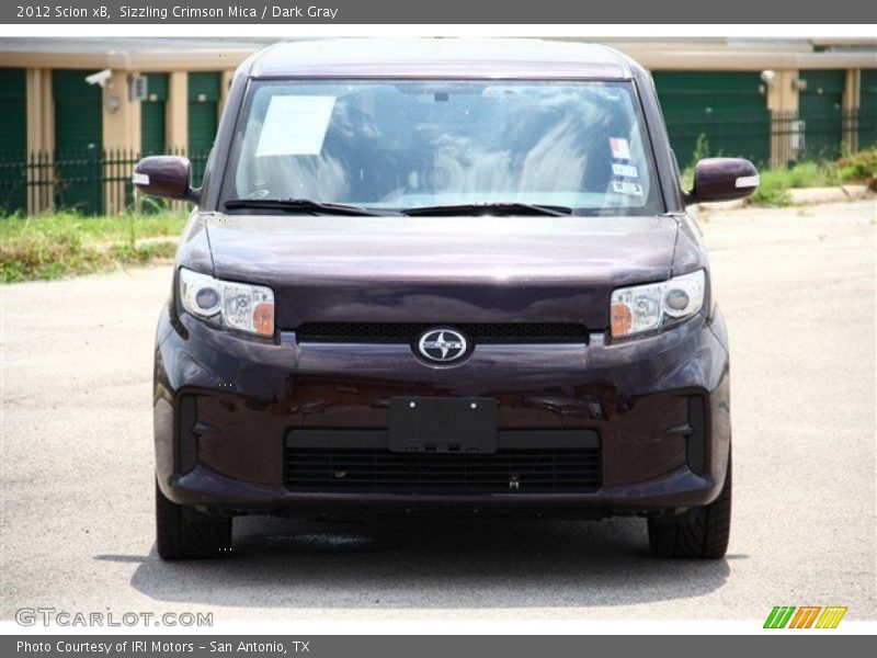 Sizzling Crimson Mica / Dark Gray 2012 Scion xB