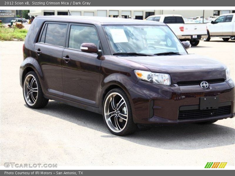 Sizzling Crimson Mica / Dark Gray 2012 Scion xB