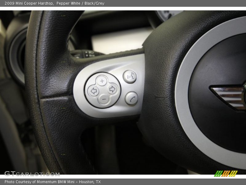 Pepper White / Black/Grey 2009 Mini Cooper Hardtop