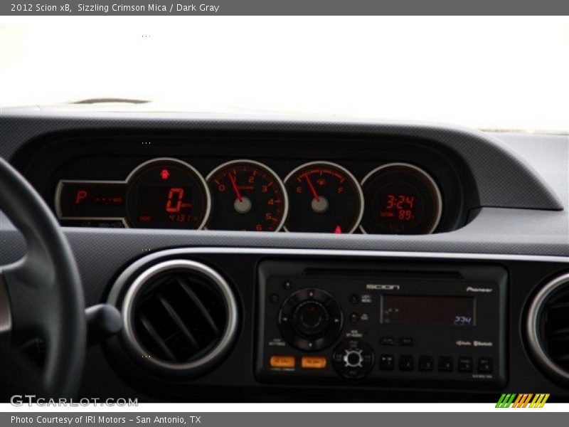 Sizzling Crimson Mica / Dark Gray 2012 Scion xB