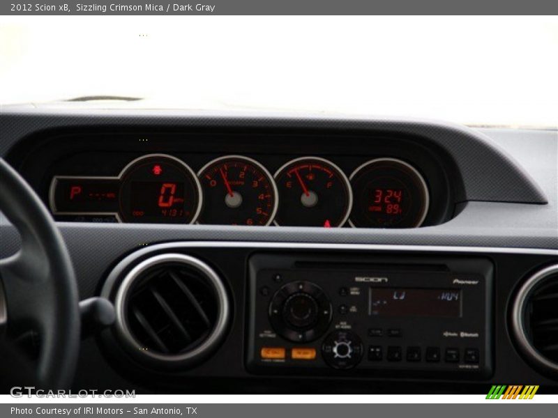 Sizzling Crimson Mica / Dark Gray 2012 Scion xB