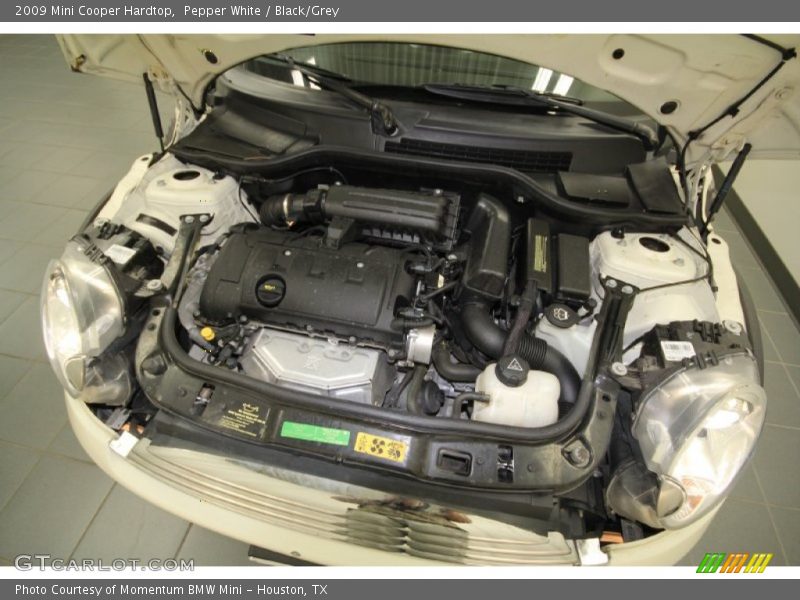 Pepper White / Black/Grey 2009 Mini Cooper Hardtop