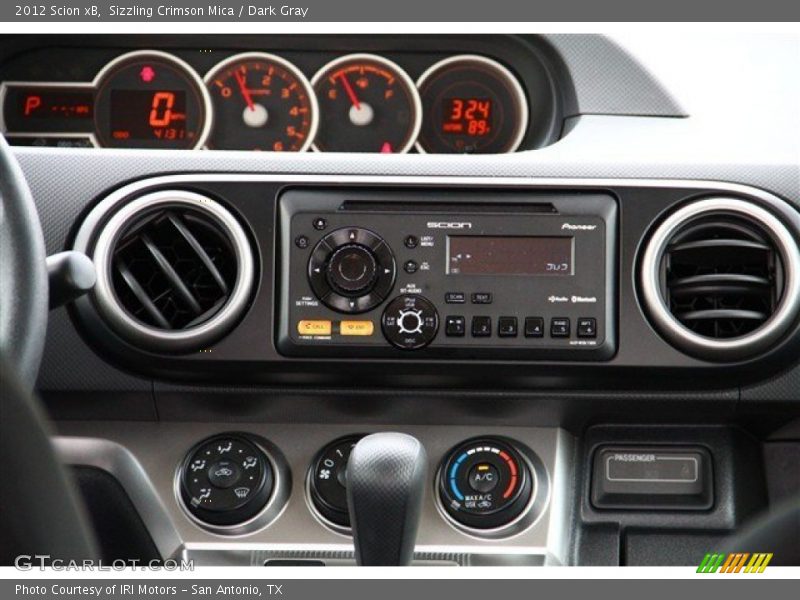 Sizzling Crimson Mica / Dark Gray 2012 Scion xB