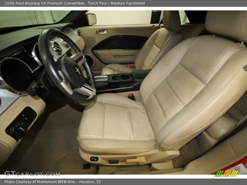 Torch Red / Medium Parchment 2009 Ford Mustang V6 Premium Convertible