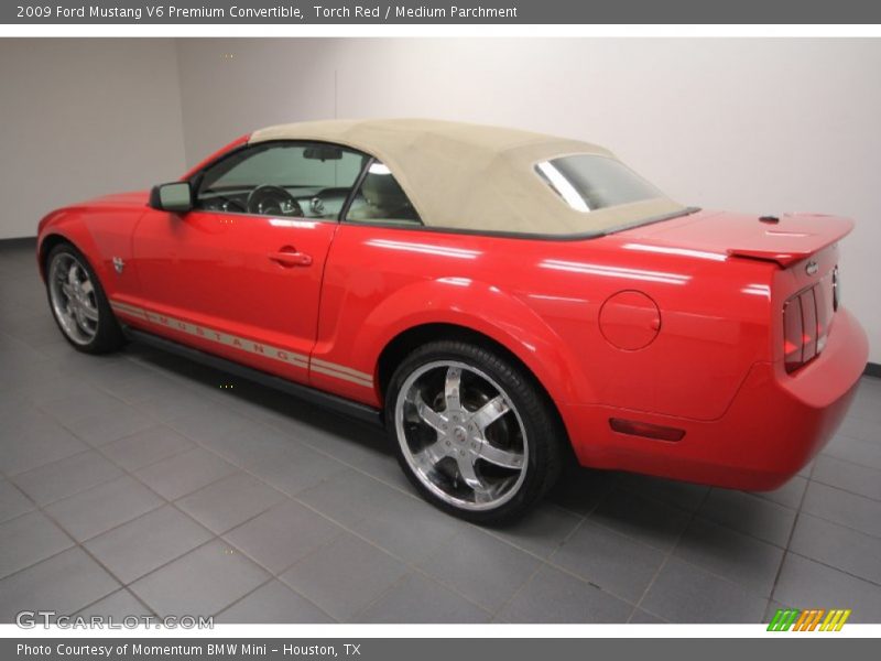 Torch Red / Medium Parchment 2009 Ford Mustang V6 Premium Convertible