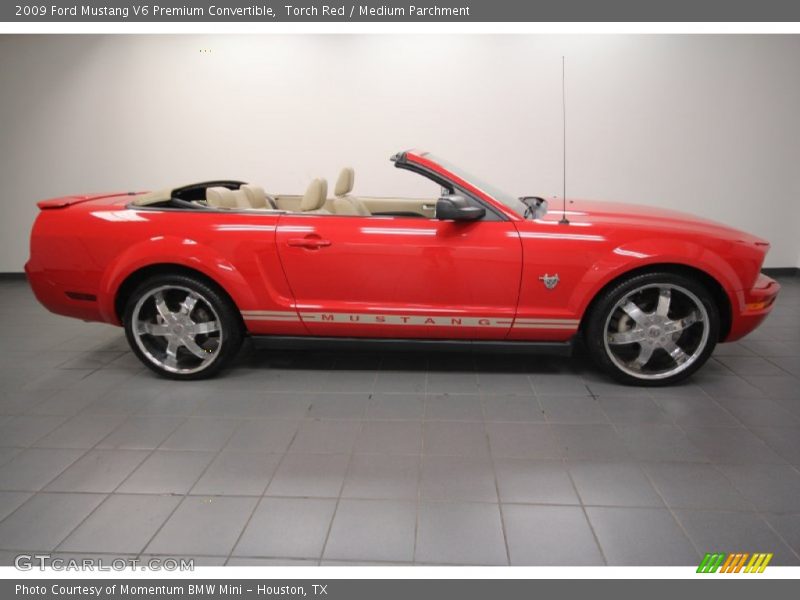 Torch Red / Medium Parchment 2009 Ford Mustang V6 Premium Convertible