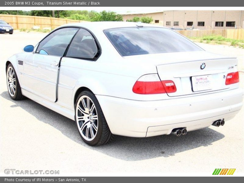 Titanium Silver Metallic / Black 2005 BMW M3 Coupe