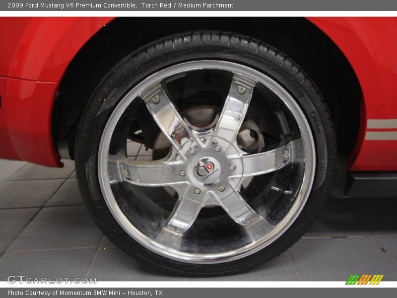 Torch Red / Medium Parchment 2009 Ford Mustang V6 Premium Convertible