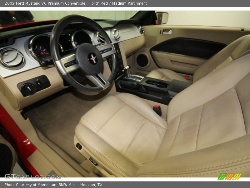 Torch Red / Medium Parchment 2009 Ford Mustang V6 Premium Convertible