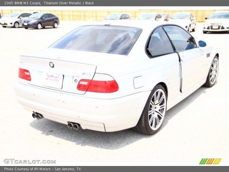 Titanium Silver Metallic / Black 2005 BMW M3 Coupe